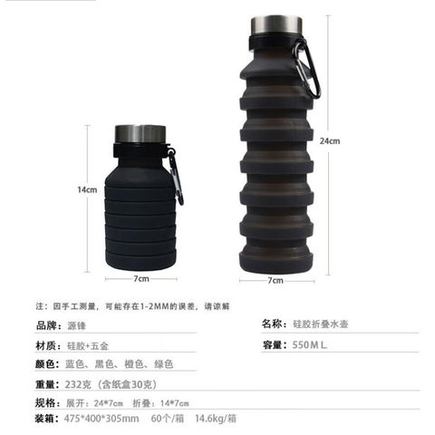 Buy Wholesale China Wholesale Gym Fitness Silicone Foldable Grenade Shaped  Sports Water Bottle & Sports Bottle at USD 2.8