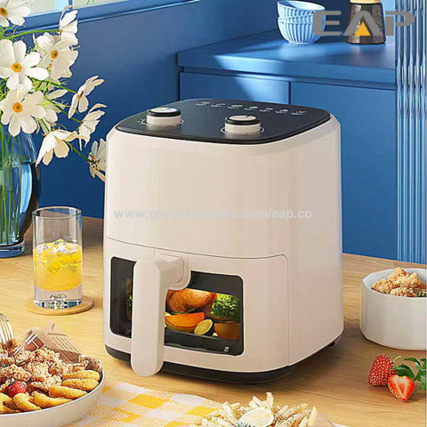 BEAR 3.0L Multifunctional Electric Air Fryer Oven 1350W Non-stick Oil Free  Cooker Auto Shut-Off Frying Machine With Adjustable Timer and Temperature  (Green)
