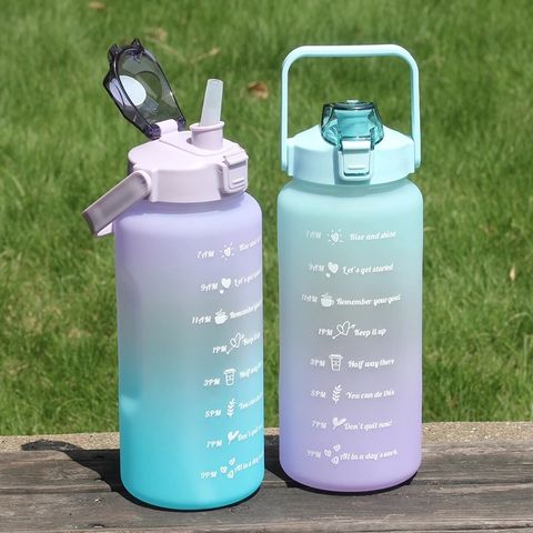 Portable Water Bottle Water Cups Motivational Sports Water bottle with Time  Make