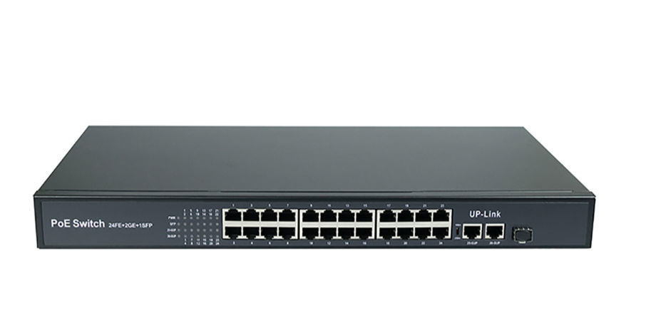 Rack-Mount 24fe Poe +2ge up Link +1g SFP 24 Port Ethernet Poe Switch -  China Poe Switch and Switch price