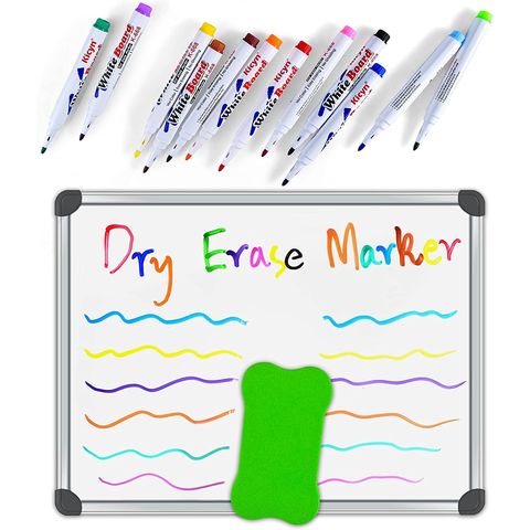 Magical Water Painting Pen,Doodle Water Floating Pens,8/12 Colors Magical  Water Painting Markers with Ceramic Spoon+Erasing Whiteboard Toy Gift for 3