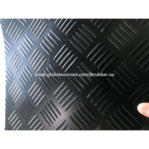 Buy Wholesale China Checker Plate Five Bar Anti Slip Vulcanized Rubber  Sheet Waterproof Rubber Mat Flooring Roll & Checker Plate Five Bar Anti  Slip Rubber Mat Floor at USD 0.6