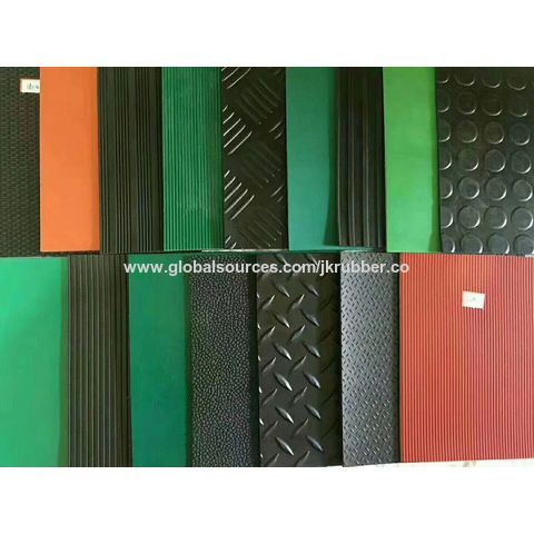 Anti-Slip  Rhombus Pattern Rubber Matting