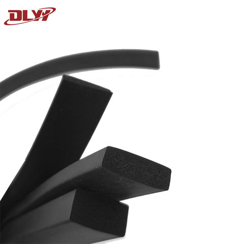 Flexible Edge Guard Protector Customized EPDM NBR Silicone Black Extruded  Rubber Seal Strip Glass Window Door Rubber Trim Strip - China Extruded  Rubber Seal Strip, Rubber Trim Strip