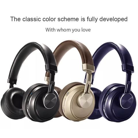 Headset Komputer Nirkabel dan Berkabel Panjang dengan Kabel Audio 3.5mm, Mikrofon Internal Untuk Musik/TV/Rapat/Liburan Warna Hitam