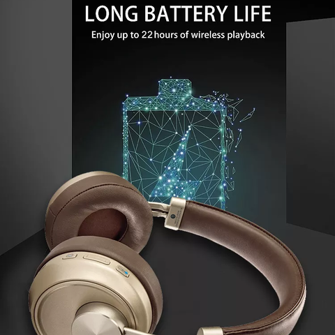 Headset Komputer Nirkabel dan Berkabel Panjang dengan Kabel Audio 3.5mm, Mikrofon Internal Untuk Musik/TV/Rapat/Liburan Warna Hitam