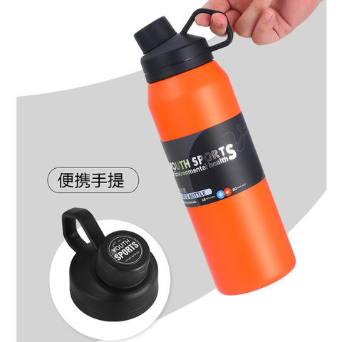 Buy Wholesale China 1000ml Double Wall Thermos Water Bottle For Gym/ Cola  Thermos With Handle & 1000ml Double Wall Thermos Water Bottle at USD 4