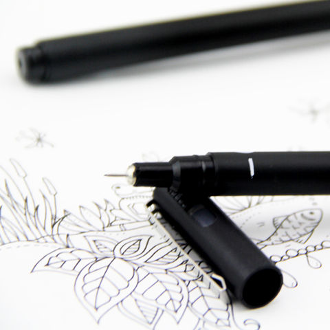 Buy Wholesale China Fine Line Marker,calligraphy Marker Pen,black