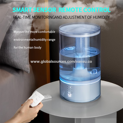 Buy Wholesale China 5.5l Transparent Water Tank Smart Warm Cool Warm Mist  Humidificador Ultrasonic Air Humidifier For Office And Bedroom Large Room & Warm  Mist Humidificador at USD 25