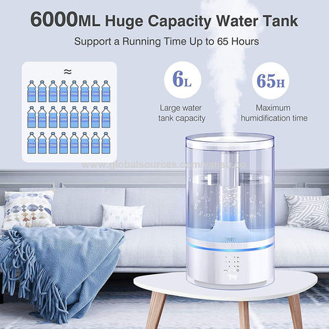 Cool Mist Ultrasonic Air Humidifier for Bedroom Large Room With