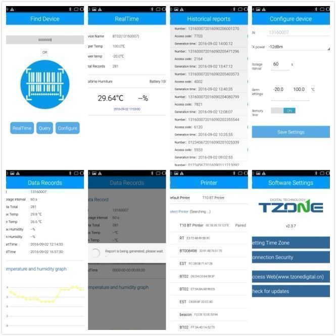 Buy Wholesale China Bluetooth Temperature Sensor Cold Chain Temperature ...