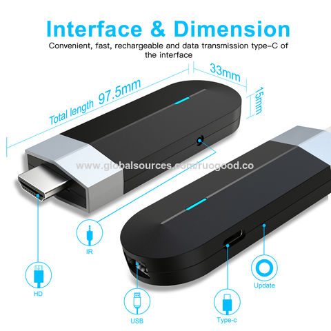 Anycast Dongle Hdmi Inalambrico Android Tv Streaming 1gb Ram