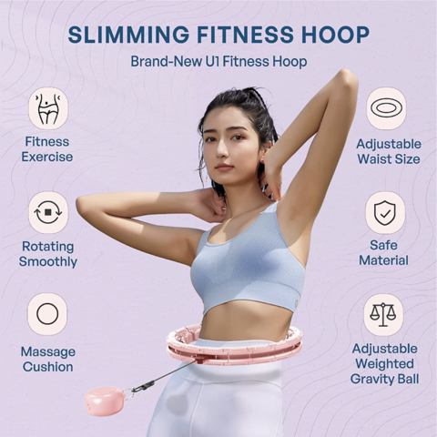 Buy Wholesale China Smart Weighted Hula Hoop For Adults Weight Loss, 28  Knots Waist 56, Infinity Hoop Plus Size, Children Adult Weight Loss,  Fitness & Hula Hoops at USD 5