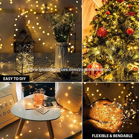 Buy Wholesale China Led Fairy Lights String Christmas Light Remote Control  100 Led Battery Operated Diy For Gardon Party & Christmas Light at USD 0.9