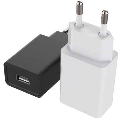 Chargeur USB EU-Plug 1 Port 5V 2.4A 2.4A blanc