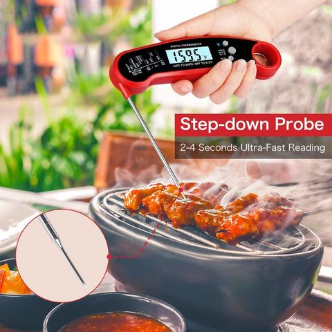 Meat Thermometer for Cooking,Folding Probe Instant Read Food Candy