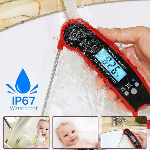 Pocket Contactless Waterproof Gadget Food Liquid Magnet Digital Meat Thermometer  for Cooking - China Meat Thermometer, Food Thermometer