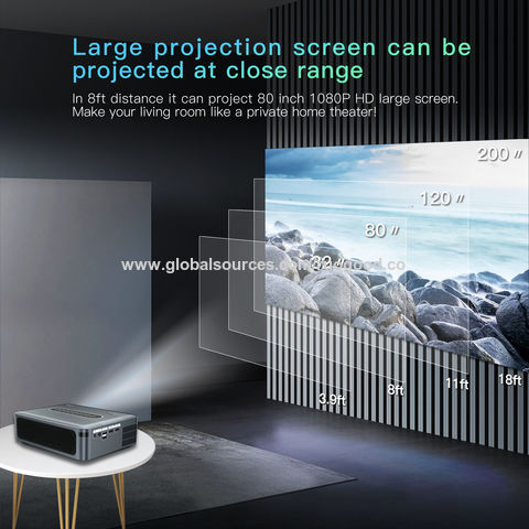 Compre 2024 Nuevo Proyector Lcd Portátil Full Hd 1080p 15000-lumen  Android11 Os Incorporado Wifi/bluetooth/hifi Altavoz Para Aula Inteligente  y Proyector de China por 86 USD