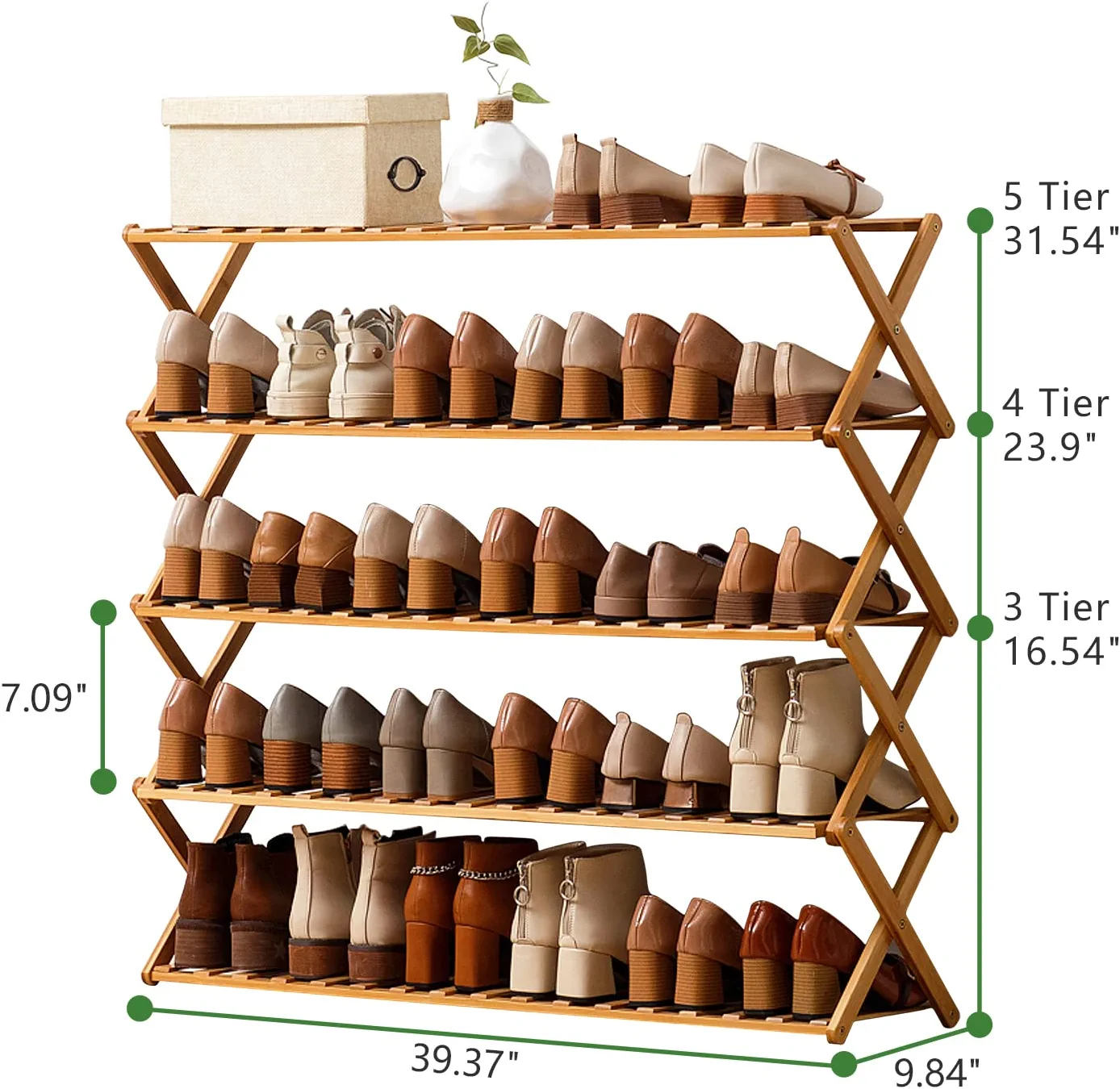 Cómo construir un estante barato para zapatos - 3 pasos
