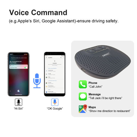 Achetez en gros Kits Mains Libres De Voiture Bluetooth Pour Haut-parleur De  Téléphone, Kit De Voiture Bluetooth Multipoint Siri Google Mains Libres  Chine et Voiture Bluetooth Mains Libres à 8.5 USD