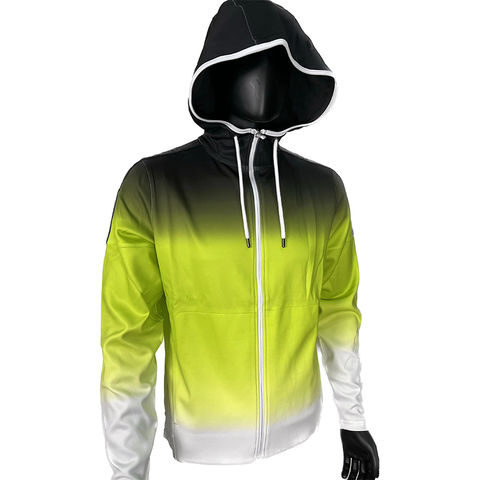 Plus Neon Lime Letter Graphic Reflective Panel Hooded Sports Jacket | SHEIN  USA