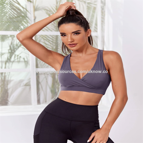 Women Sports Bras Front Zipper Adjustable Strap Shockproof Gym Fitness  Athletic Brassiere Yoga Tops Bras Push Up Sportswear