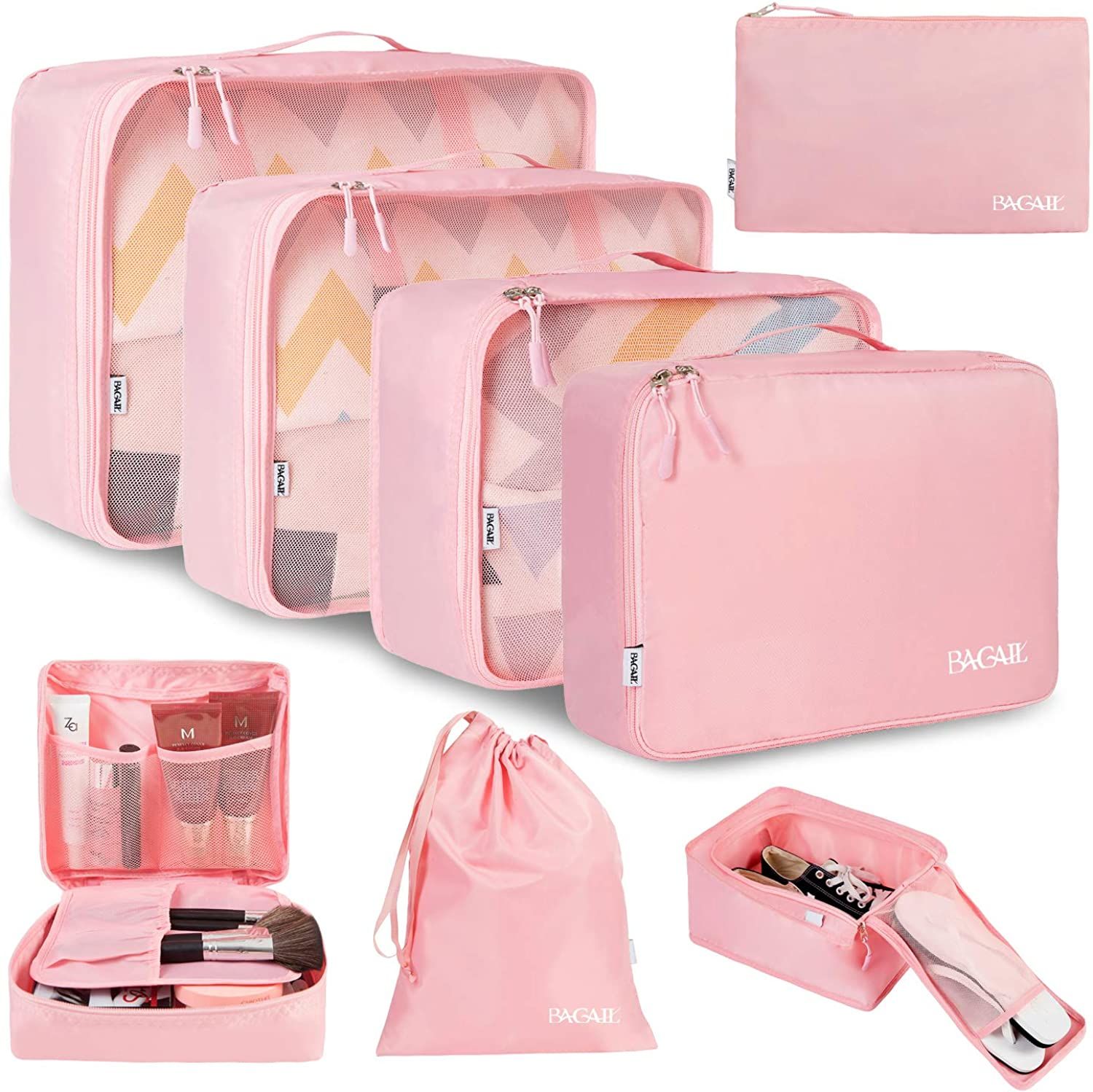 Buy Wholesale China 8 Set Packing Cubes Luggage Packing Organizers For ...