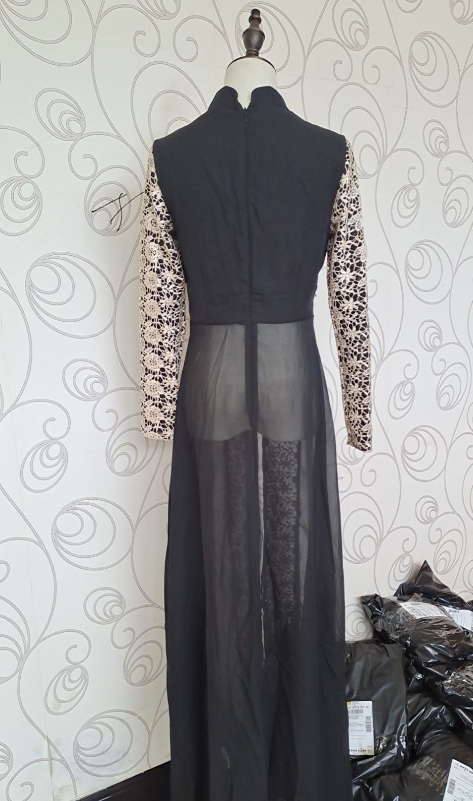 cover up over evening dress Chiffon Bridal Cape Emm | Bridal Cover Up