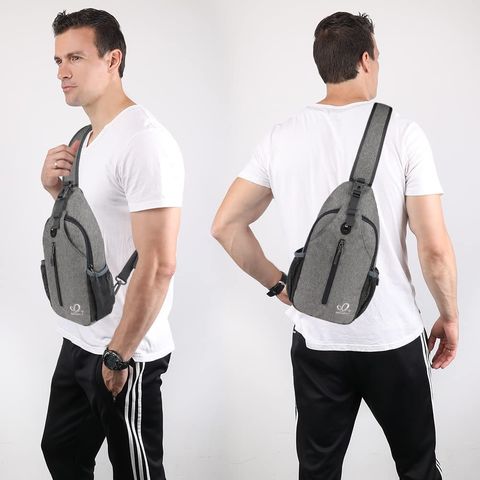 Multipurpose Crossbody Shoulder Bag Travel Hiking Daypack for Men