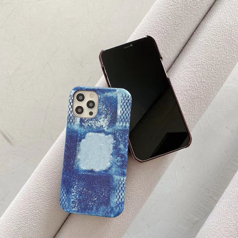 Buy Wholesale China New Designer Tie Dye Style Fabric Canvas Phone Case  With Metal Logo For Lv Bag The Same Phone Cover & Phone Case For Lv at USD  2.86