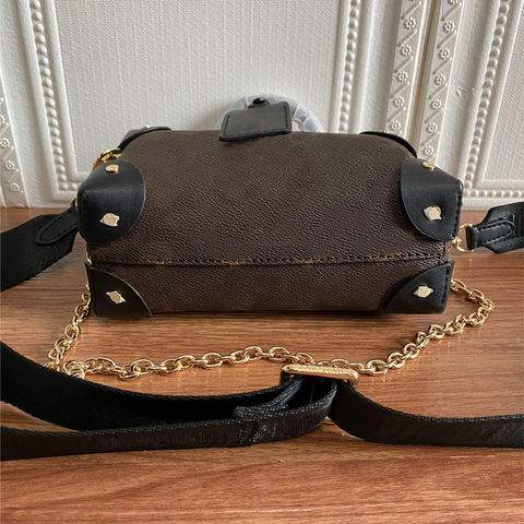 Buy Wholesale China Genuine Leather Petite Malle Souple Totes Bag