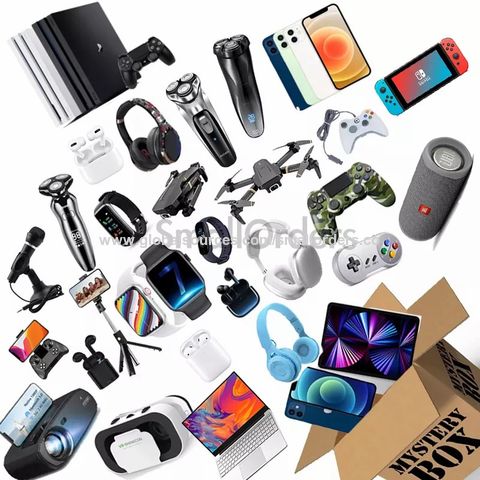 Bulk Buy China Wholesale  Best-selling Electronics Mystery Box  Contains Wireless Earphones,watches,razors,drones,projectors,mobile  Phones,laptops $99 from Small Orders Co.,Ltd.