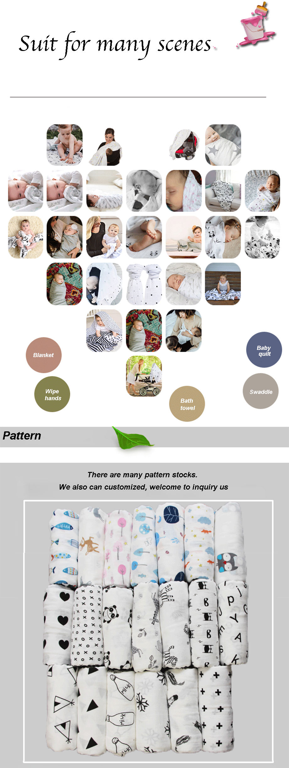 Buy Wholesale China 2023 Custom Soft Dyed Breathable Organic Muslin