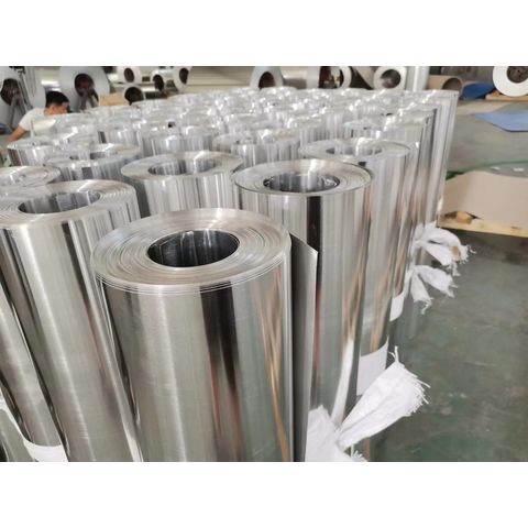 Plat aluminium anodisé argent lisse, L.2000 mm