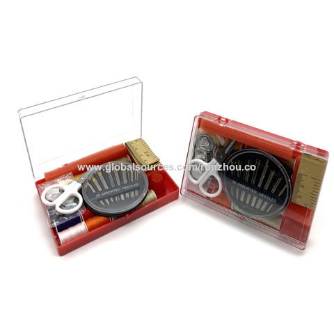 Buy Wholesale China Hp&h Travel Sewing Box Travel Plastic Sewing Box  Includes Needle And Thread Scissors Ruler. & Sewing Kit Scissors Sewing  Needle at USD 0.46