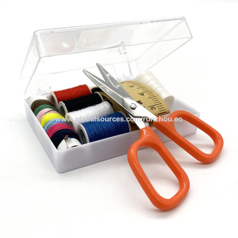 1pc Mini Sewing Box, Portable Small Sewing Kit, Mini Scissors Button  Thread, Sewing Supplies