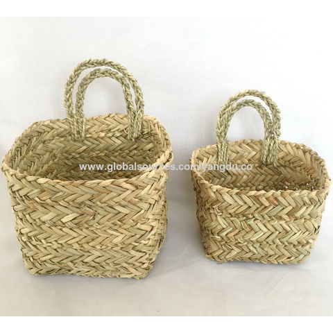 Woven Wall Storage Baskets - Set/2