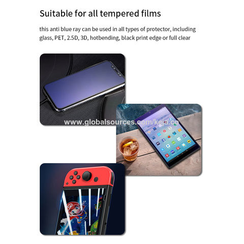 Cristal Templado Completo Anti Blue-Ray Transparente para iPhone 12 Mini