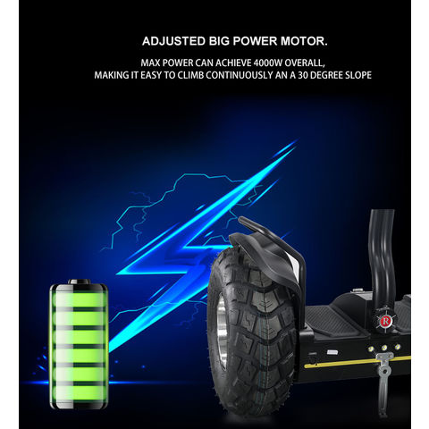 Buy Wholesale China 4000w Self Balancing 2 wheel Electric Scooter