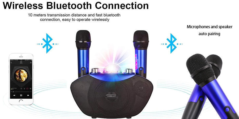 Buy Wholesale China Wirelsss Gaming Microphones Portable Family Ktv ...