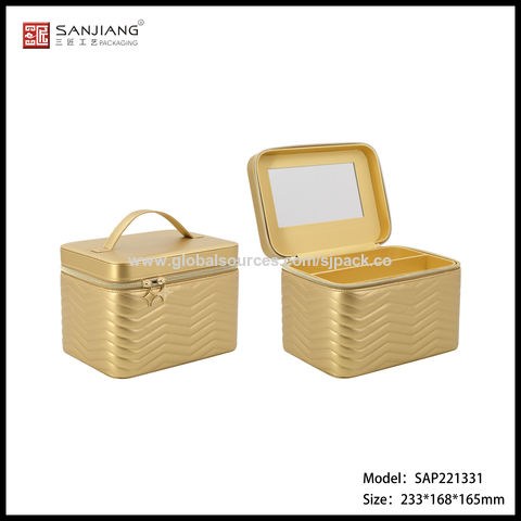 ODM factory price Satin cosmetic bags custom logos