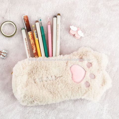 Cute Pencil Case Kawaii Pencil Box for Kids Silicone Cartoon Pink Pencil  Pouch for Girls with Compartments Large Capacity Waterproof Anti-shock  Stationery Organizer 