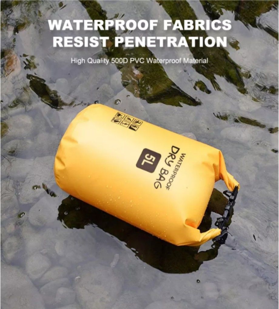 Heavy-Duty PVC Water Proof Dry Bag Sack for Kayaking/Boating