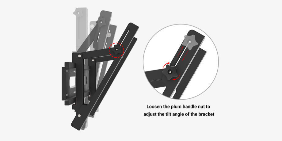 32-55 Inch 30 Degree Tilt Wall Mounting Bracket Mw-1100 - Buy China ...