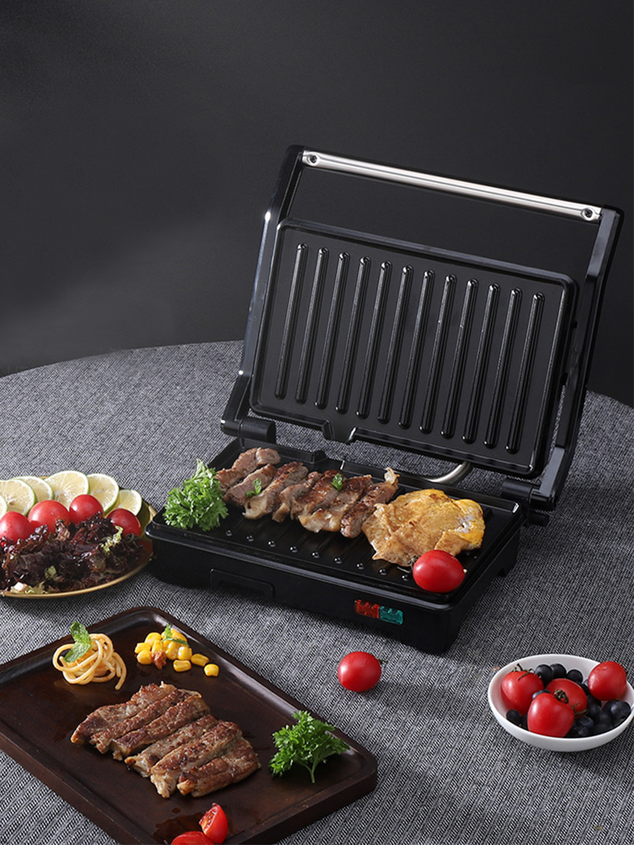 2 In 1 1300W 220V Electric Grill Hot Pot Smokeless Barbecue Grill