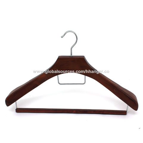 Buy Wholesale China Women/men Wood Hanger Natural Color 445mm With