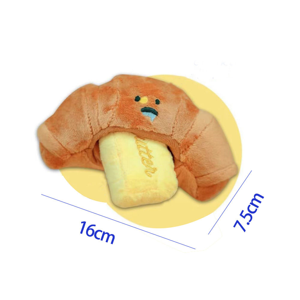 Peluche chien best sale croissant