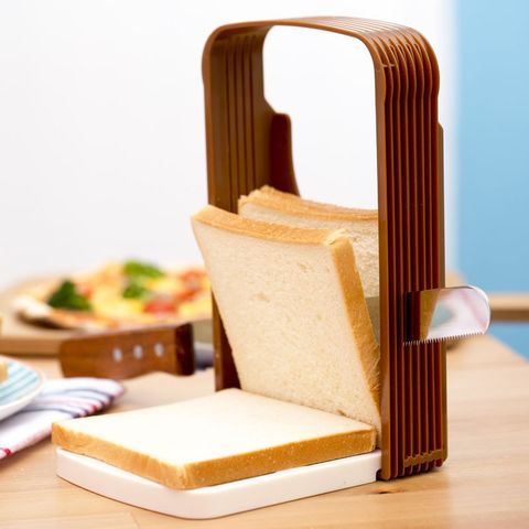 Buy Wholesale China 4 Thickness Adjustable Loaf Cutter Machine Foldable  Bread Toast Bagels Bread Slicer & Bread Slicer at USD 1.02