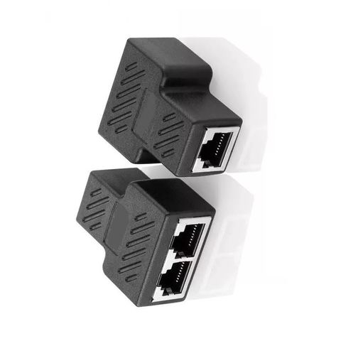 Double port prise femelle RJ45 8P8C du connecteur Ethernet Cat5e