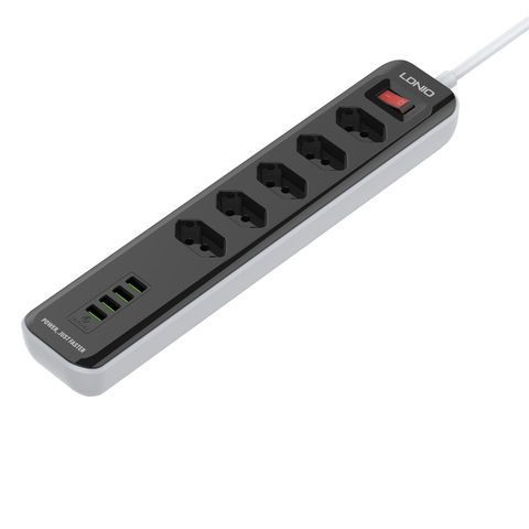 Power Strip With 4 Outlets 4 Usb Ports Home Office Wifi Remote Control  Power Strip Smart Wireless Outlet Brazil Plug